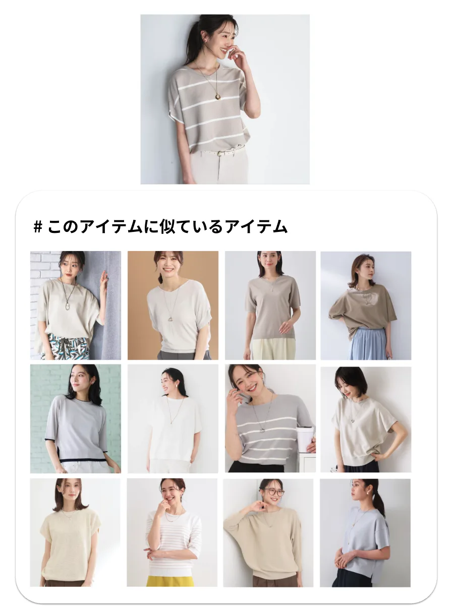 画像レコメンド